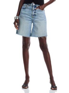 Pistola Kaylee High Rise Pinched Waist Loose Denim Shorts Size 27